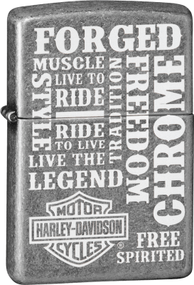 Zippo 60003487 #121FB Harley-Davidson® Forged