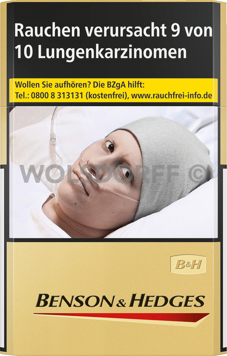 Benson & Hedges Gold Original Pack (10 x 20) für 72,00