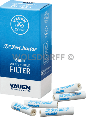 Vauen Dr. Perl Juslim Aktivkohlefilter 6mm 30 Stück