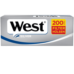 West Silver Hülsen 5 x 200er