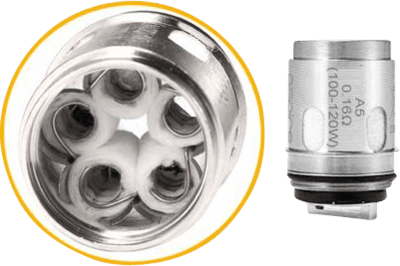 Aspire A5 Penta-Coil Heads 0,16 Ohm 5 Stück pro Packung