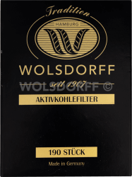 WOLSDORFF Aktivkohlefilter 9 mm 190St