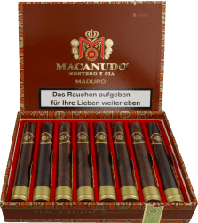 Macanudo Maduro Crystal Tubos