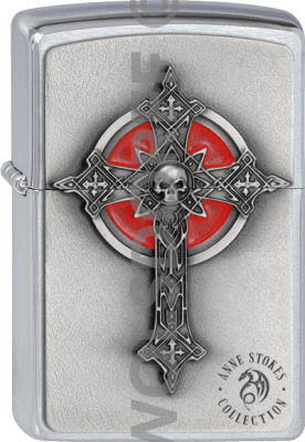 Zippo 2002005 #200 Gothic Cross Anne Stokes Emblem