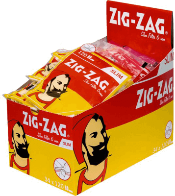 ZIG ZAG Spezial Drehfilter Slim 120er