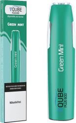 VQube Plus 600 E-Shisha 2 Go "Green Mint" ohne Nikotin VQube Plus 600 E-Shisha 2 Go "Green Mint" ohne Nikotin