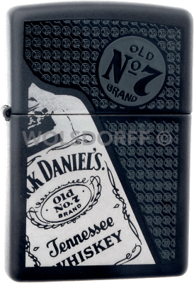 Zippo 2000418 Black Matte Jack Daniel's