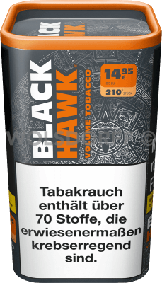 Black Hawk Volumentabak Dose 90 g
