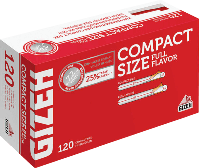 Gizeh Compact Size Full Flavor Hülsen 5 x 120er