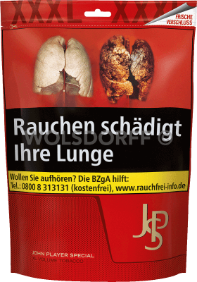 JPS Red XL Volume Tobacco extra Beutel 107 g