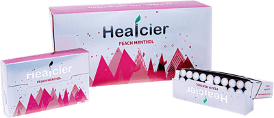 Healcier Peach Menthol Heat Sticks