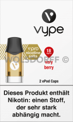 Vype ePod Caps vPro Very Berry 2er Vype ePod Caps vPro Very Berry 2er