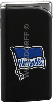 Feuerzeug Tempo schwarz matt Hertha BSC Berlin