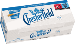 Chesterfield Blue Extra Hülsen 4 x 250