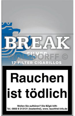 Break Silver Filter Cigarillo (10 x 17)