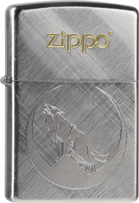 Zippo 60000225 #28182 Wolf Diagonal Wave
