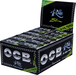 OCB Schwarz 24 Premium Rolls + Tips