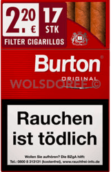 Burton Original Naturdeckblatt L Filter Zigarillo (10 x 17)
