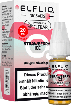 Elfbar Elfliq Strawberry Ice Liquid