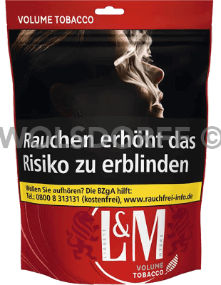 L&M Volume Tobacco Red Beutel 155 g