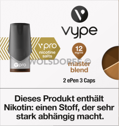 Vype ePEN 3 vPRO CAPS Master Blend 2er Vype ePEN 3 vPRO CAPS Master Blend 2er