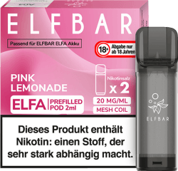 ELFA Prefilled Pod Pink Lemonade 20mg 2er