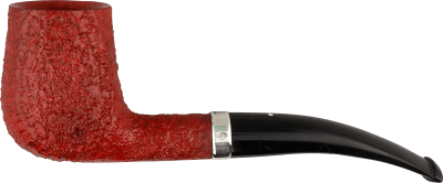 Dunhill The White Spot Pipes Ruby Bark 5434 Group 5 Silberband