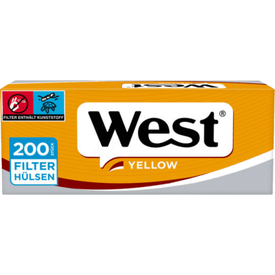 West Yellow Hülsen 5 x 200er