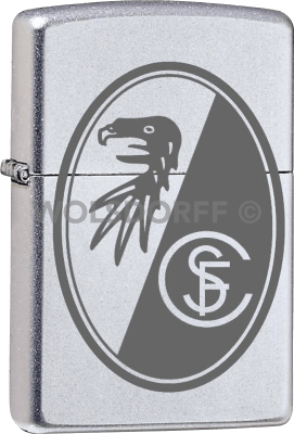 Zippo Chrom satin SC Freiburg
