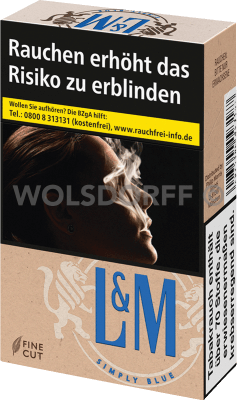 L&M Simply Blue Original Pack (10 x 20)