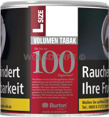 Burton Volumen Tabak Full Dose 43 g