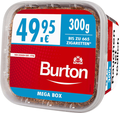 Burton Volumentabak Red 4XL Mega Box 300 g