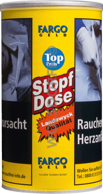 Fargo Stopf-Dose Gelb 100 g