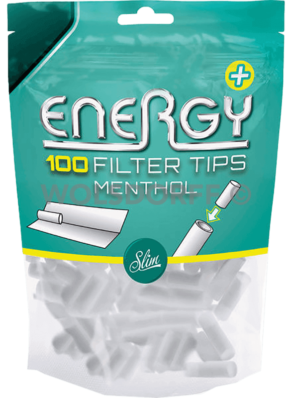 Energy Plus Menthol Filter Tips Slim 100 Stück für 1,00