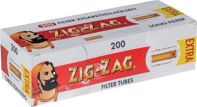 ZIG ZAG Extra Filterhülsen 5 x 200er