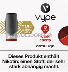 Vype ePEN 3 vPRO CAPS Dark Cherry 2er Vype ePEN 3 vPRO CAPS Dark Cherry 2er