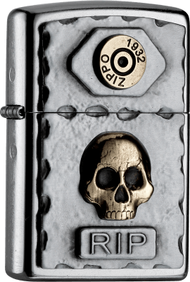 Zippo 2004748 #207 Skull RIP