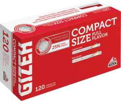 GIZEH Compact Size Full Flavor Hülsen 5 x 120er GIZEH Compact Size Full Flavor Hülsen 5 x 120er