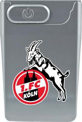 USB Card Lighter silber 1. FC Köln