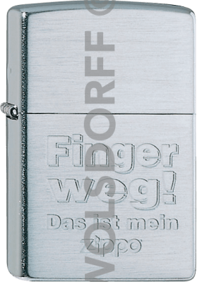 Zippo 60001327 #200 Finger weg!