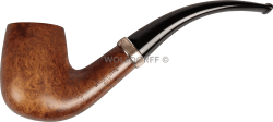 Dunhill The White Spot Pipes Bruyere 987 Gr. 4 Army Mount Silver Surface