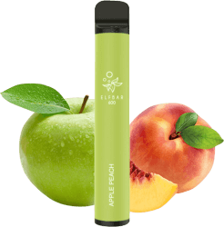 Elfbar 600 Apple Peach ohne Nikotin E-Shisha