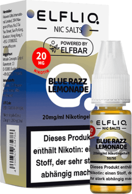 Elfbar Elfliq Blue Razz Lemonade Liquid
