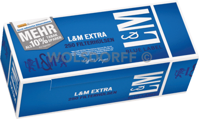 L&M Blue Label Extra Hülsen 4 x 250er
