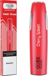 VQube Plus 600 E-Shisha 2 Go "Cherry Splash" ohne Nikotin VQube Plus 600 E-Shisha 2 Go "Cherry Splash" ohne Nikotin