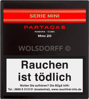 Partagas Serie Mini 20 Zigarillos
