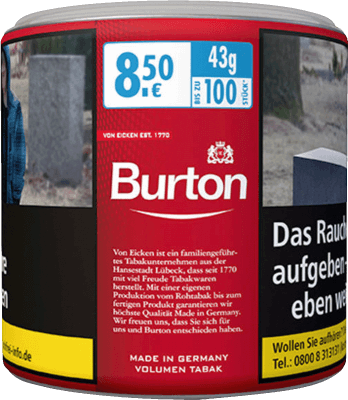 Burton Volumentabak Red Dose 43 g