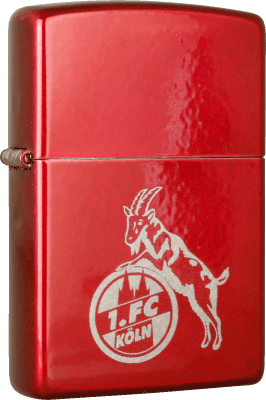 Zippo Candy Apple Red 1. FC Köln