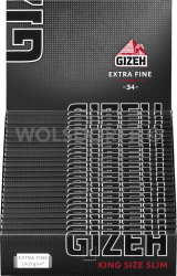 Gizeh Black King Size Slim Blättchen 25 x 34 Blatt Gizeh Black King Size Slim Blättchen 25 x 34 Blatt