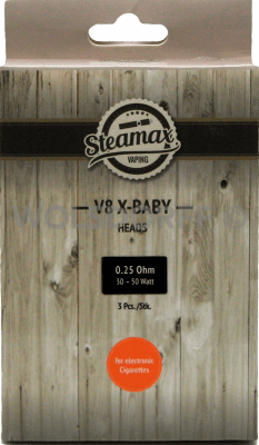 Smok V8 X-Baby M2 Dual 0,25 Ohm 3er